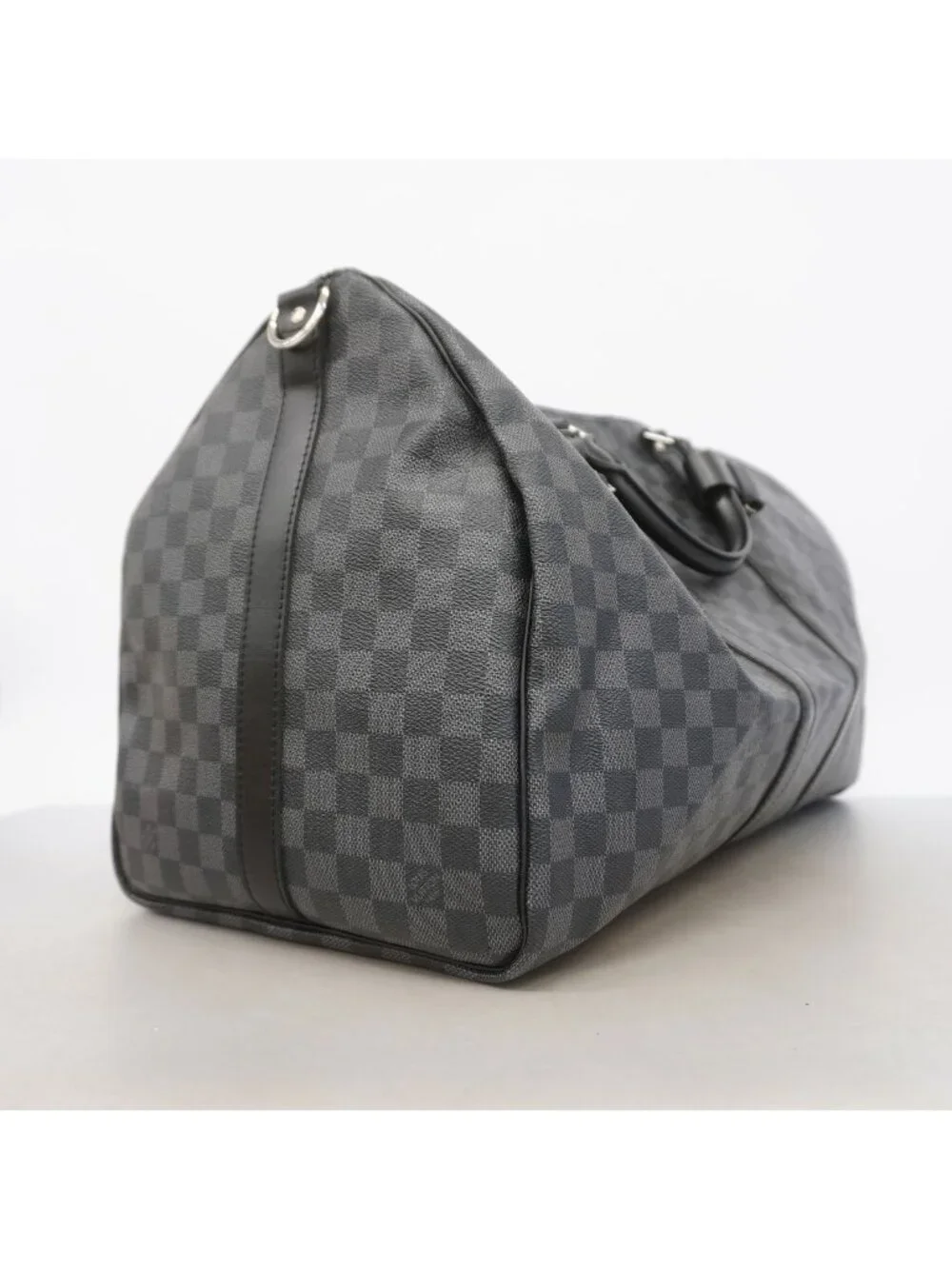 Louis Vuitton Boston Bag Damier Graphite Keepall Bandouliere 55 Black